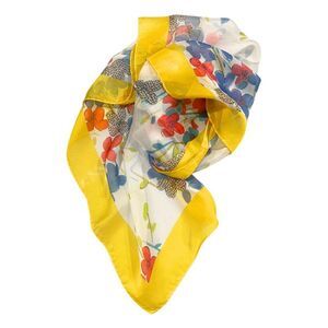 Borbonese Luxurious Silk Scarf with Elegant Design Women Bicolor Scarves